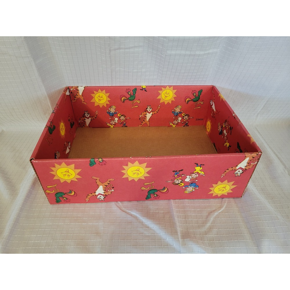 Vintage 1999 Kelloggs Cereal Character Storage Box Tony Tiger Snap Crackle Pop